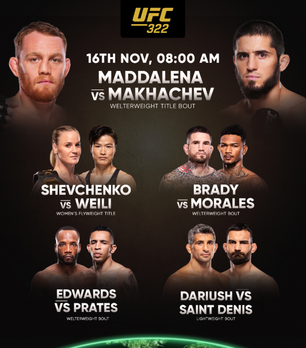 UFC 322 마카체프 마달레나 중계 경기시간 챔피언 결과 예상 분석 : 네이버 블로그