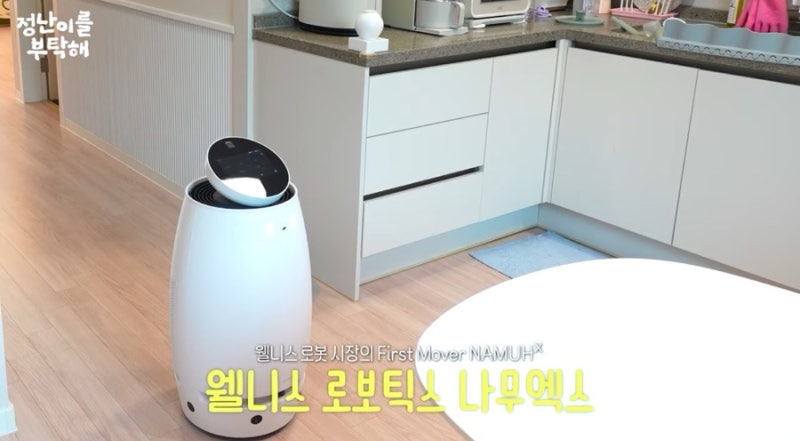 배우 김정난이 쓰고 있고 나도 쓰고 싶은 아이템-웰니스 로보틱스 나무엑스(공기청정기)