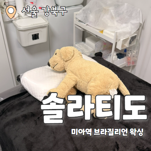  솔라티도 왁싱 미아점 : 슈가링왁싱과 하드왁싱 모두 가능한 미아역 왁싱 후기