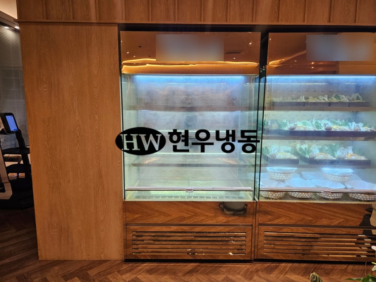  울산쇼케이스수리 세경냉동냉장오픈쇼케이스냉장고 소음으로 에바 증발기 방수팬모터교체수리