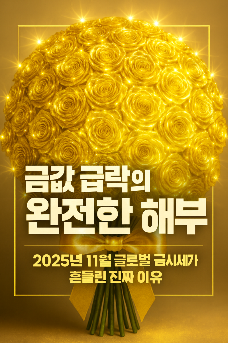 🔥 금값 급락의 완전한 해부 2025년 11월 글로벌 금시세가 흔들린 진짜 이유 : 네이버 블로그