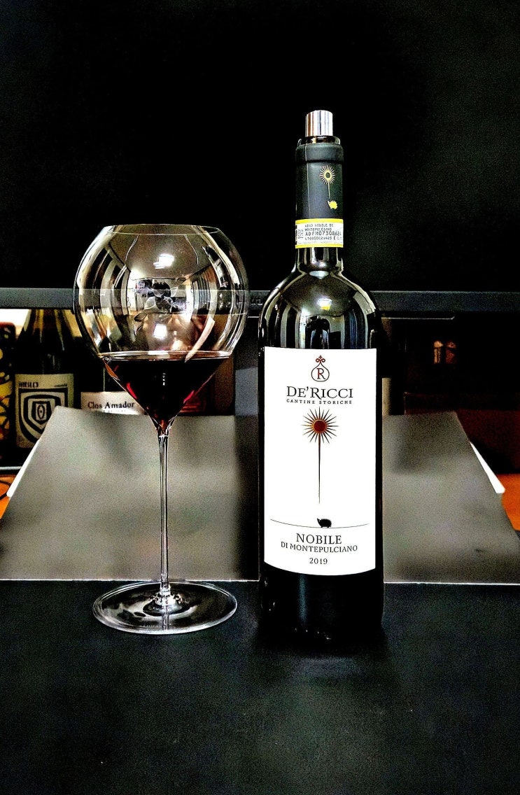  [레드] 데 리치 비노 노빌레 디 몬테풀치아노 2019 De Ricci Vino Nobile di Montepulciano 2019 이탈리아 토스카나 산지오베제 레드 와인 리뷰