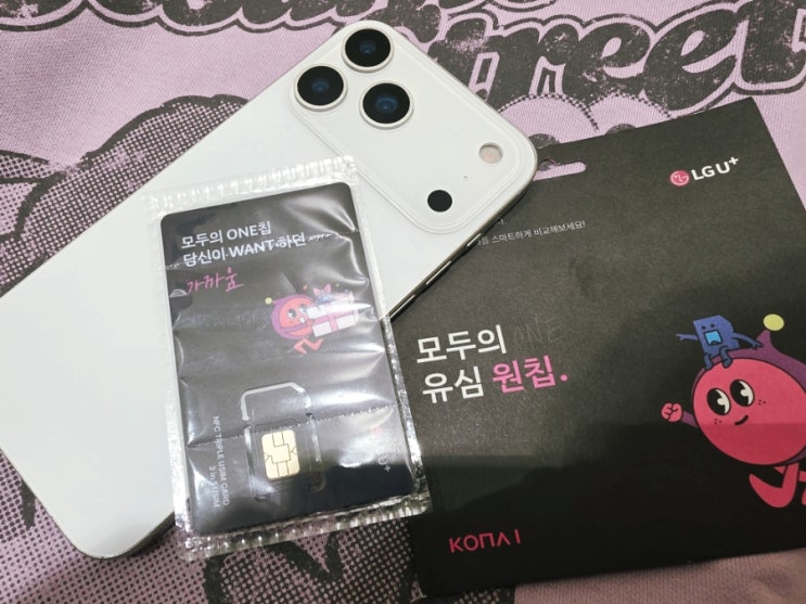  원칩 유심 선불폰 주말에도 간단하게 셀프개통