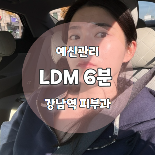  물광피부를 위한 본식 전 필수 피부관리 LDM 강남역 피부과 추천후기