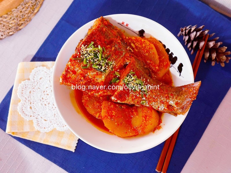얼큰 칼칼 도미 조림 양념 소스 만드는 법 만들기 레시피