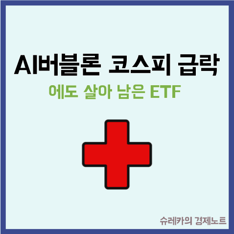  AI 버블론 코스피 하락장에서도 살아남은 ETF는?