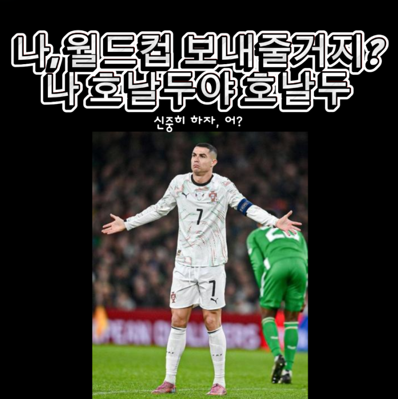 호날두 A매치 첫 퇴장, 마지막 월드컵을 흔드는 변수