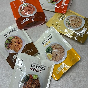 바르닭 한입 닭가슴살 12가지맛 후기!