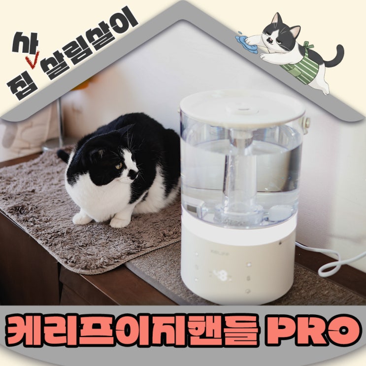  살균 복합식가습기 끝판왕! 케리프 이지핸들 PRO 애프터블로우로 세균 걱정 제로