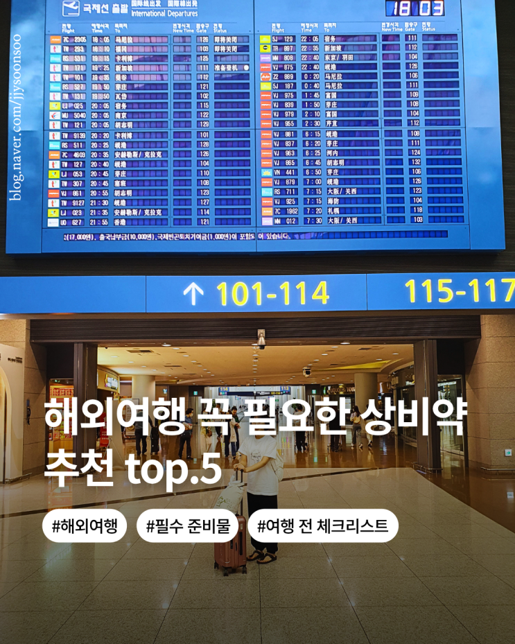  해외여행시 꼭 가져가야할 상비약 top.3 기내 반입 여부 상비약 tip