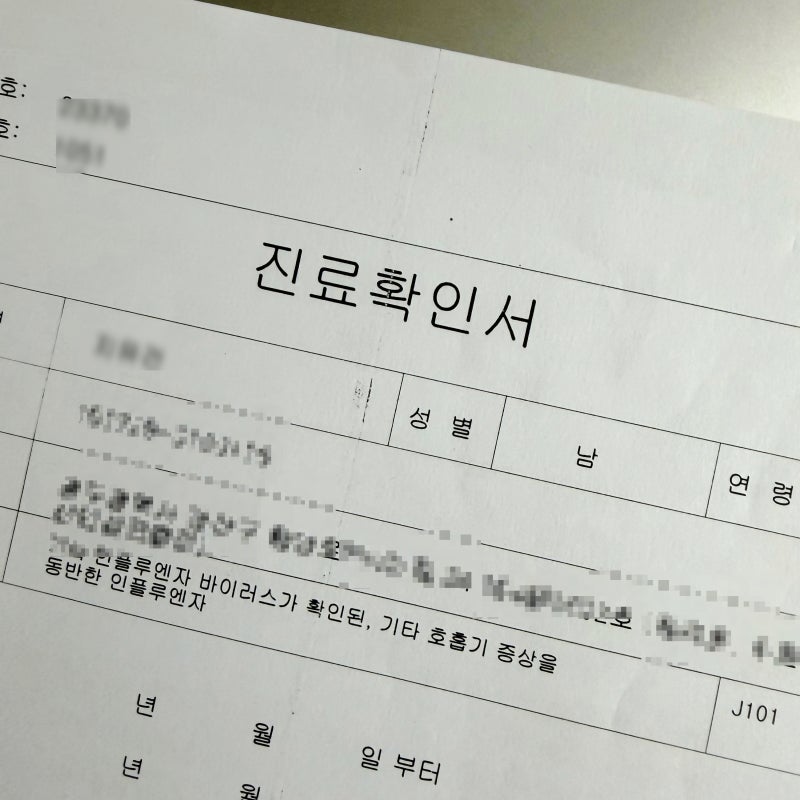 독감 증상 지속 기간 어지러움 A형 독감 후기