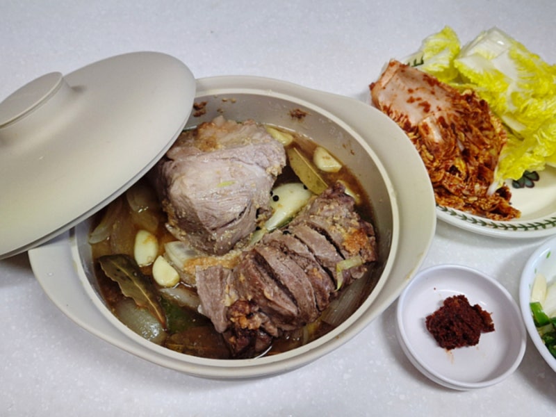 실리콘찜기 김장철 수육도 전자레인지에서 간편하게 실리프랑