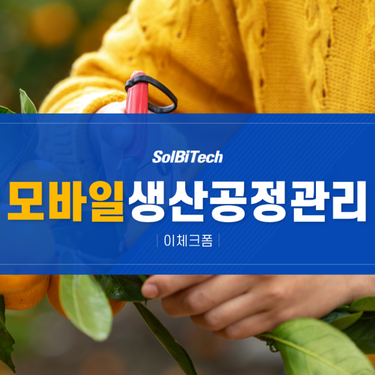  제주개발공사에서 택한 모바일 기기를 활용한 생산공정관리 기반 프로그램 : 삼다수, 감귤 농장 품질관리 솔루션 적용 사례 (이체크폼 시스템)