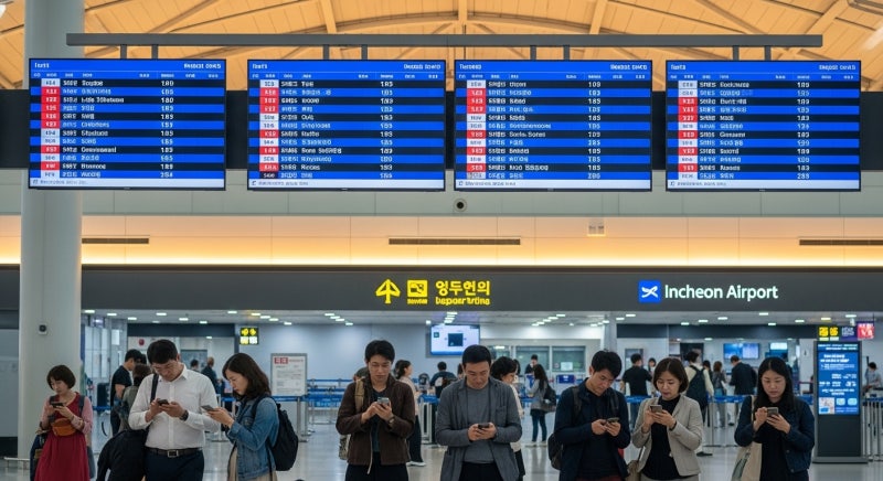 인천공항항공편조회 완벽 가이드! 5초면 실시간 확인 끝