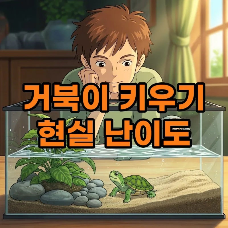 거북이 키우기 난이도 현실적으로 알아봐요! 냄새와 비용도 궁금하시죠?