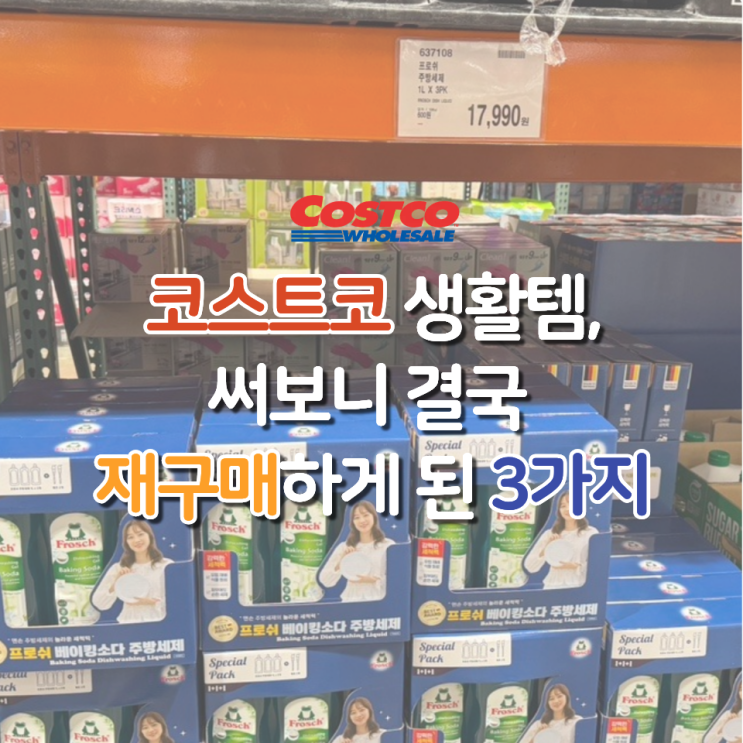  코스트코 갈 때마다 결국 담게 되는 생활용품 3가지