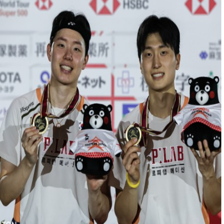 김원호-서승재 구마모토 마스터즈 재팬 우승하며 시즌 10승 달성!! 서승재는 진용과 거둔 태국 마스터즈 우승까지 시즌 11번째 우승으로 일본 단식 전설 모모타 겐토와 동률!!