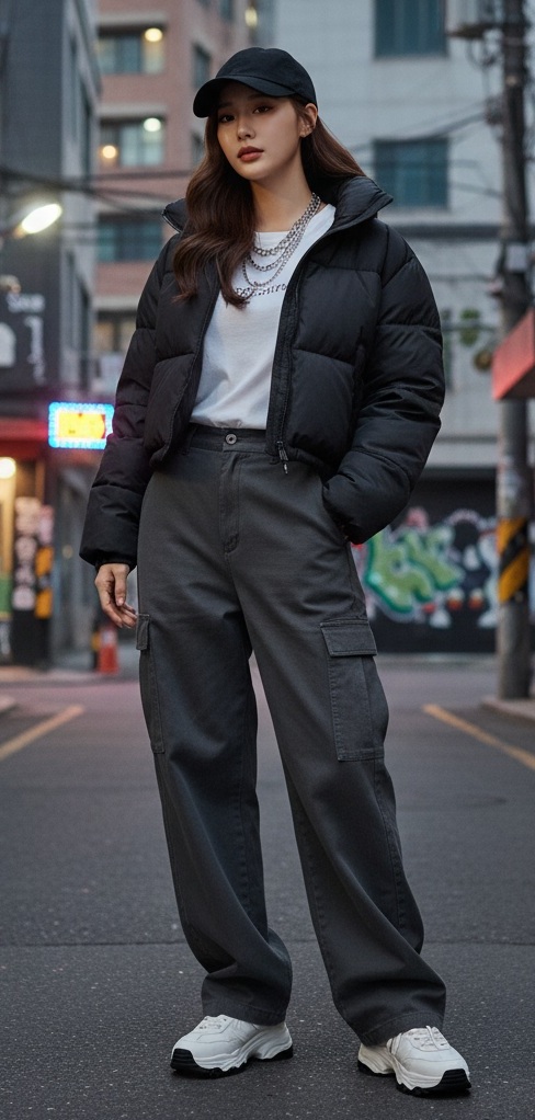  숏패딩 vs 롱패딩, 뚱뚱해 보이지 않고 '날씬하게' 입는 법