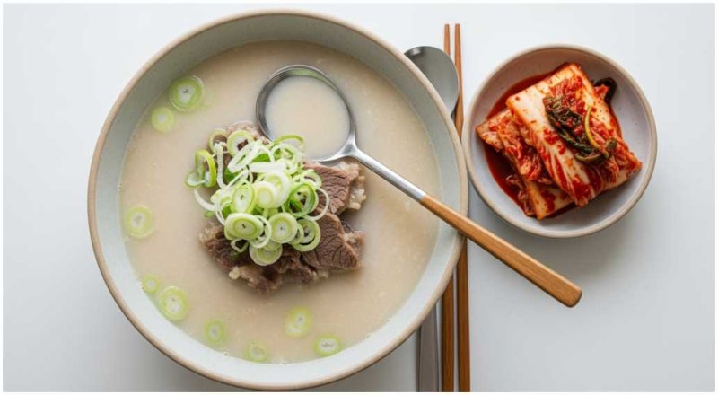설렁탕 끓이는 법, 집에서 만드는 뽀얀 사골국 비법 공개