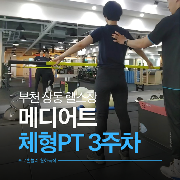  부천 상동 필라테스 재활을 찾는다면 물리치료사PT 메디어트 3주차 후기