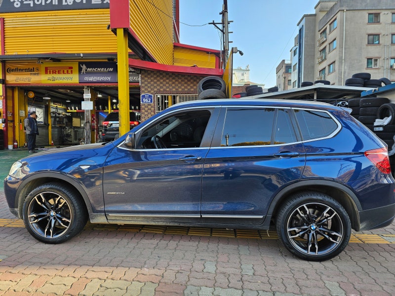 bmw x3 19인치 휠 타이어 장착해봤습니다!!!