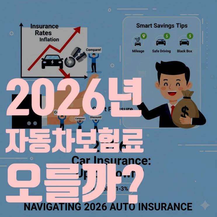  2026년 자동차 보험료 인상 확정? (오를까 내릴까) 최종 전망