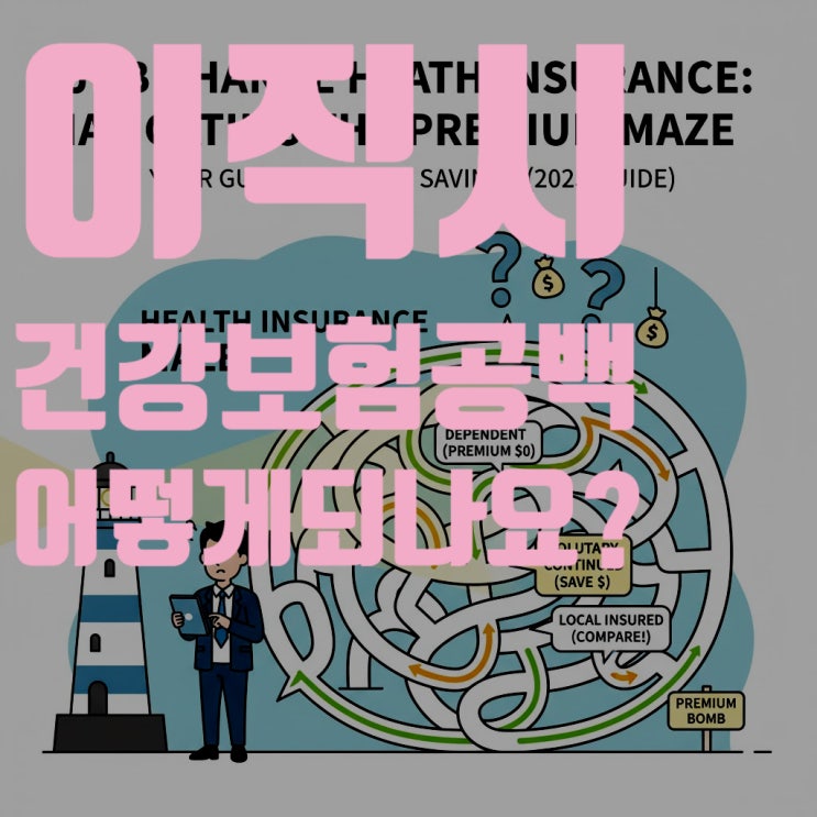  퇴사 후 이직 공백기, 건강보험료 0원 내는 법?, 이직 시 건강보험 공백 완벽 가이드 (피부양자, 임의계속가입 2025년 11월 기준 총정리)