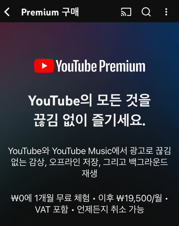  유튜브 프리미엄 구독료 5천원대 이용법 총정리｜돌로퍼 할인코드 포함
