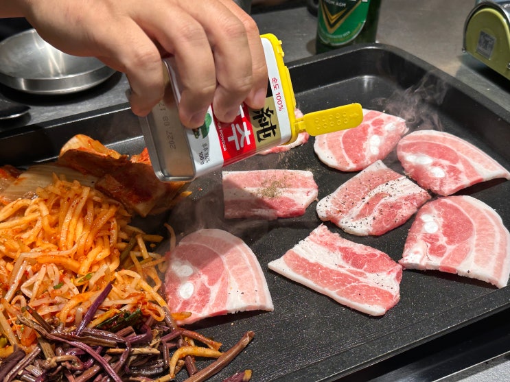  검단 삼겹살 맛집 검단사거리 태돈 냉삼 꼬들살 김치볶음밥