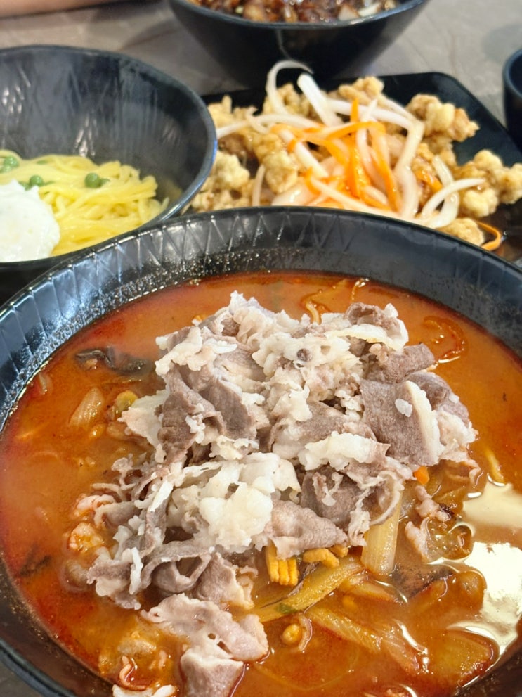  포항 중식 맛집 진차이 간짜장 차돌박이 짬뽕 탕수육