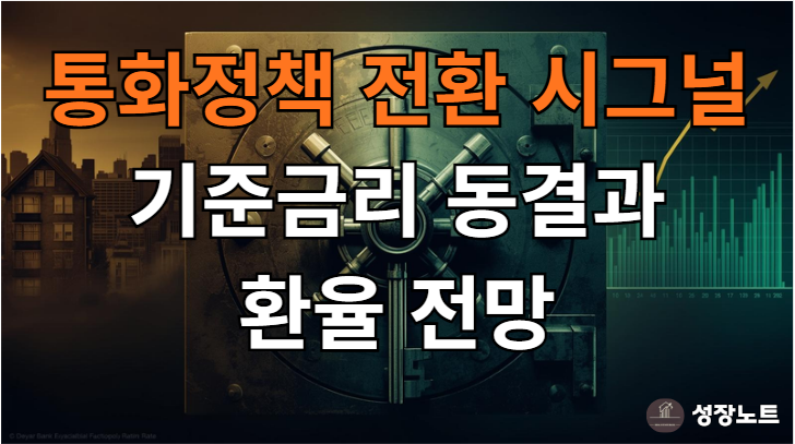 이창용 총재가 던진 통화정책 방향 전환 시그널: 한국은행 기준금리 동결 이유와 문제점(부동산과 환율)
