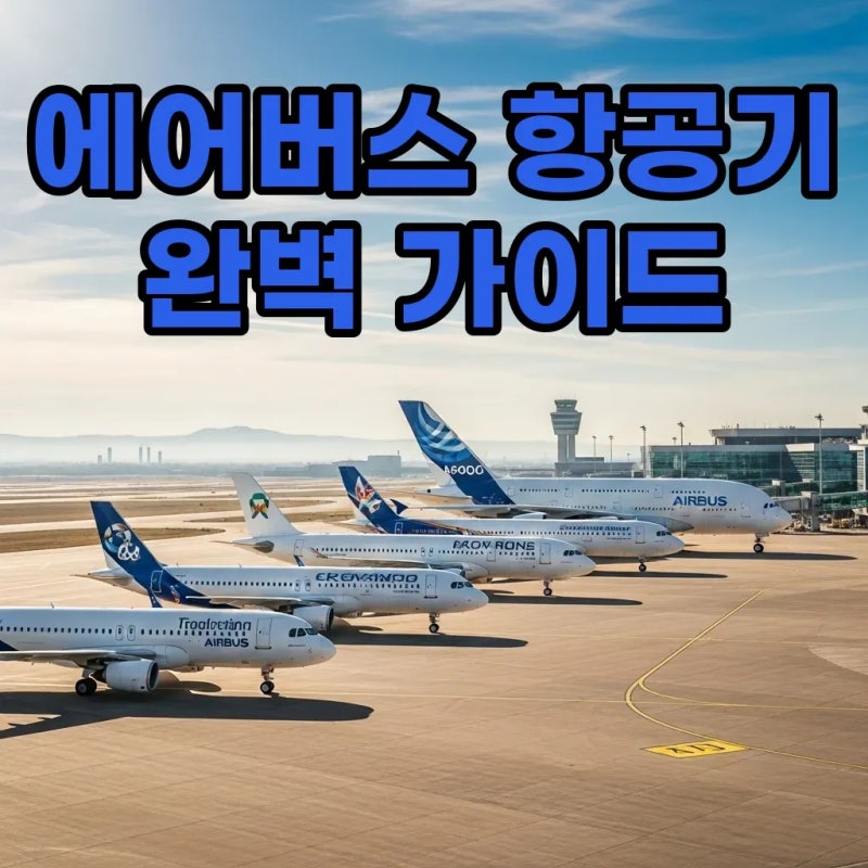 에어버스 비행기 종류 쉽게 설명: A320부터 A380 비행기 구조까지!