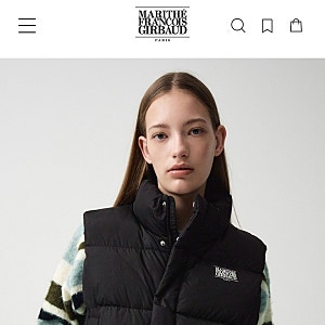 마리떼프랑소와 패딩조끼 (W CLASSIC LOGO DUCK DOWN CROP VEST black) 리뷰