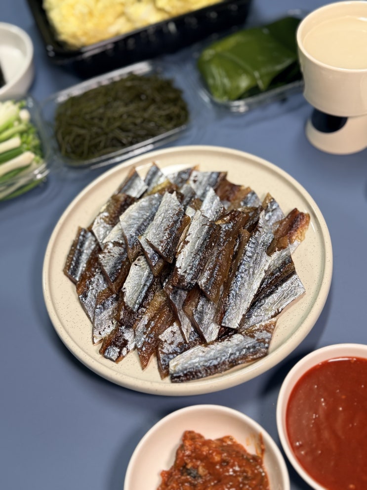  과메기 철 시작! 미도수산 포항 구룡포 과메기 야채세트로 집에서 맛있게 먹는법
