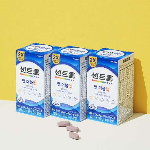 센트룸 맨 더블업: 남성 필수 비타민B 8종 2배 함유, 활력 되찾는 현명한 선택