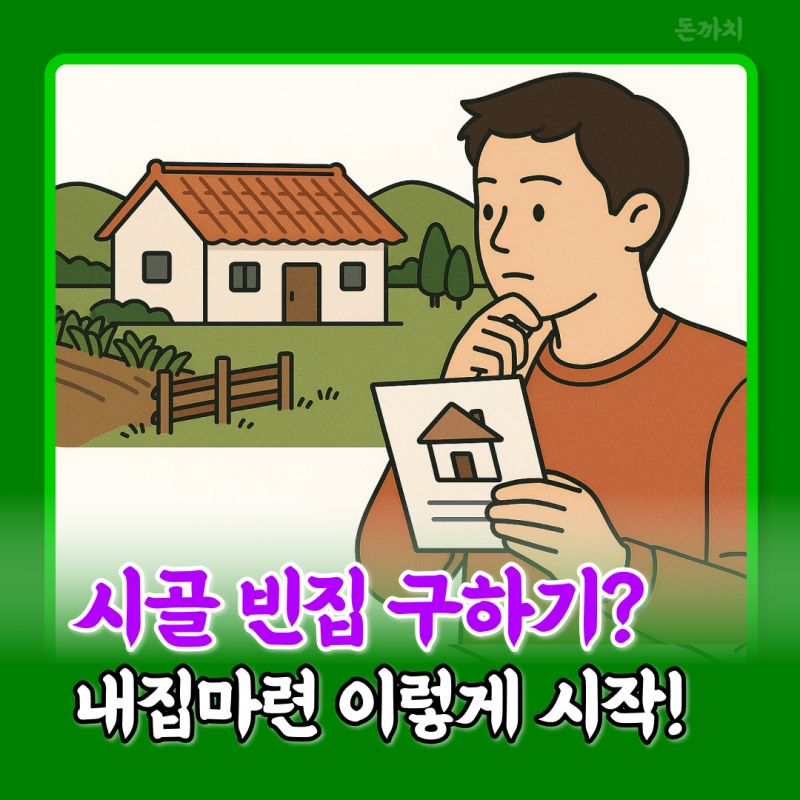 농촌 시골 빈집 임대 구하기 방법 총정리(무료 무상 매매 월세)