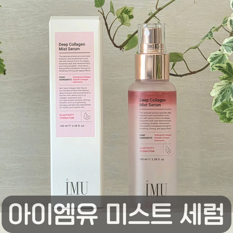  건조한 겨울 피부 필수 아이템, 아이엠유 미스트 세럼