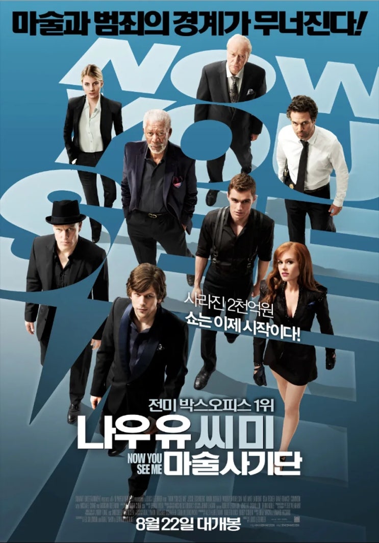  나우 유 씨 미: 마술사기단(2013) - 마술과 사기, 두 마리 토끼를 모두 놓쳐버린 허망한 트릭