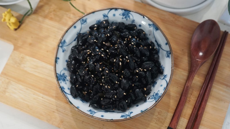 추억의 도시락 반찬 콩장조림 서리태 콩자반 맛있게 만드는 법 콩장 만들기
