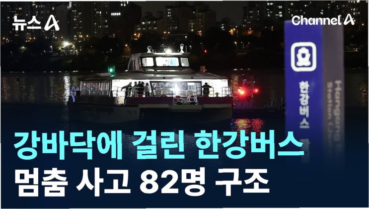 <b>한강버스</b> 사고: 승객 80명 구조, 안전 불감증 vs <b>정치 공세</b>... 