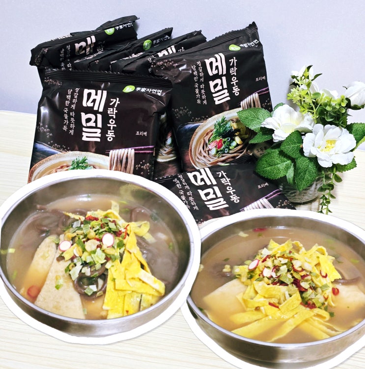  오늘은 내가 요리사! 트레이더스신상 쫄깃함이 남다른 이가자연면 메밀가락우동