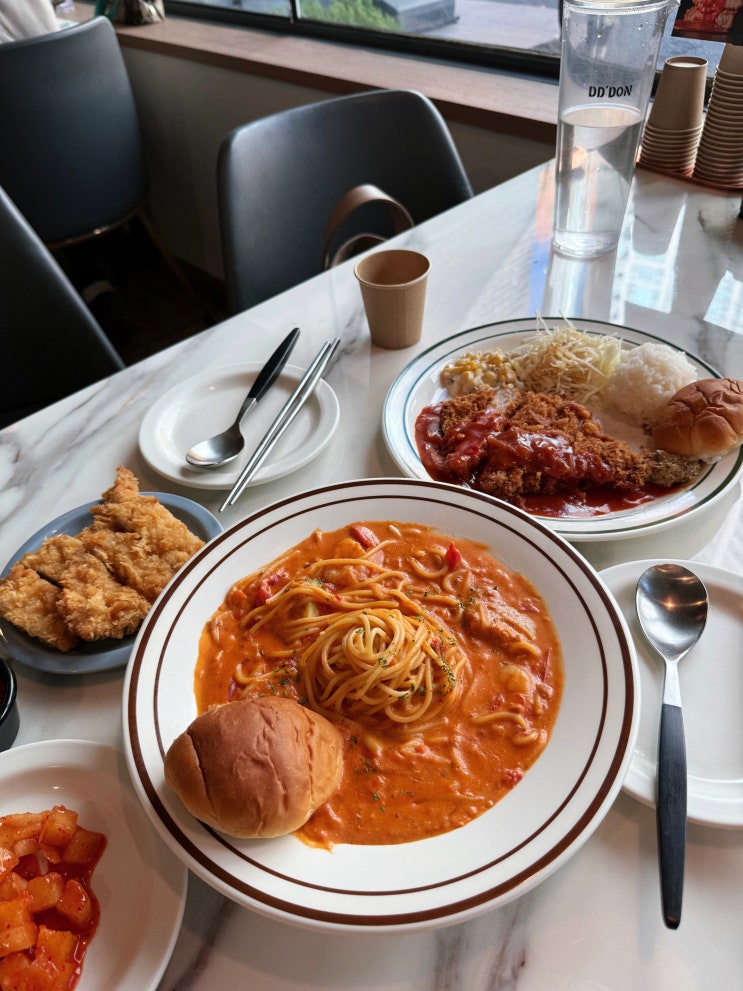  대구 진천동 맛집 뜨돈 돈까스, 파스타