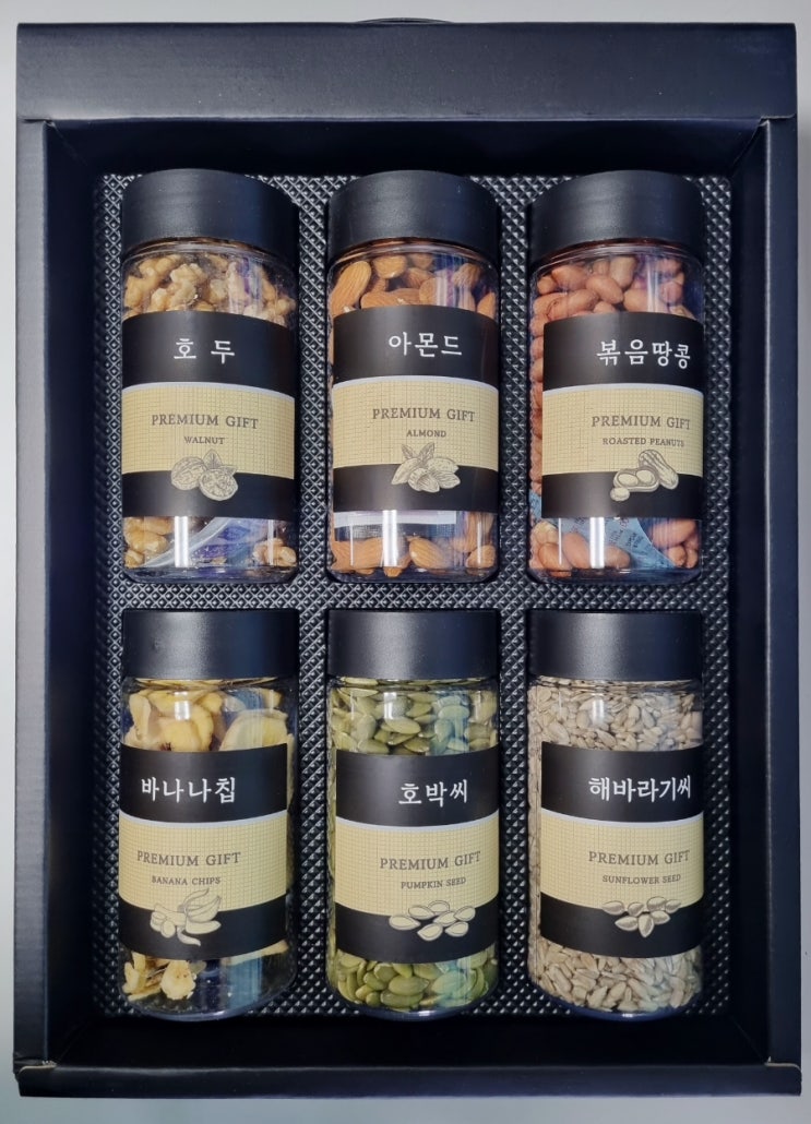  사랑담은 견과혼합6종 세트 (중량 원산지 효능)