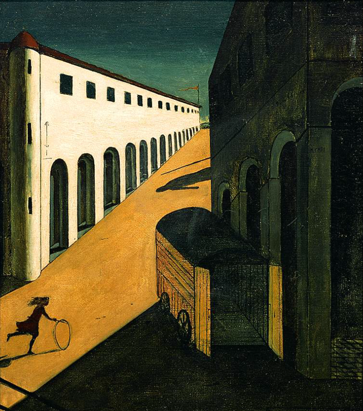  조르조 데 키리코 《거리의 신비와 우울 (The Mystery and Melancholy of a Street, 1914)》