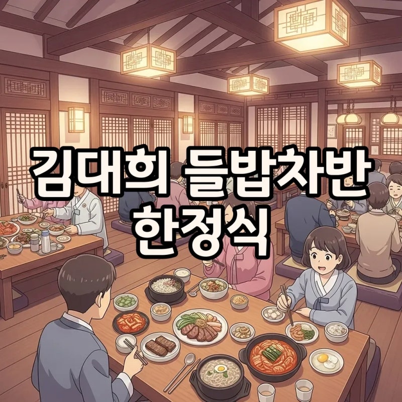 김대희 한정식집, 강남 16찬밥상 들밥차반 방문기