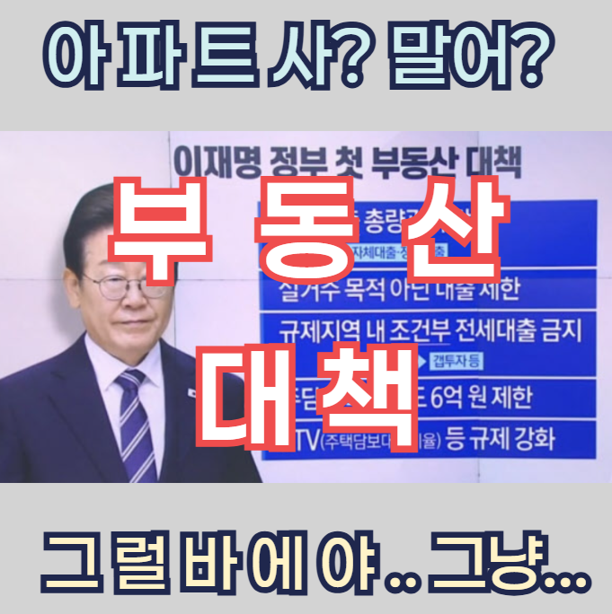 정부의 부동산 대책, 아파트 시장에 주는 의미