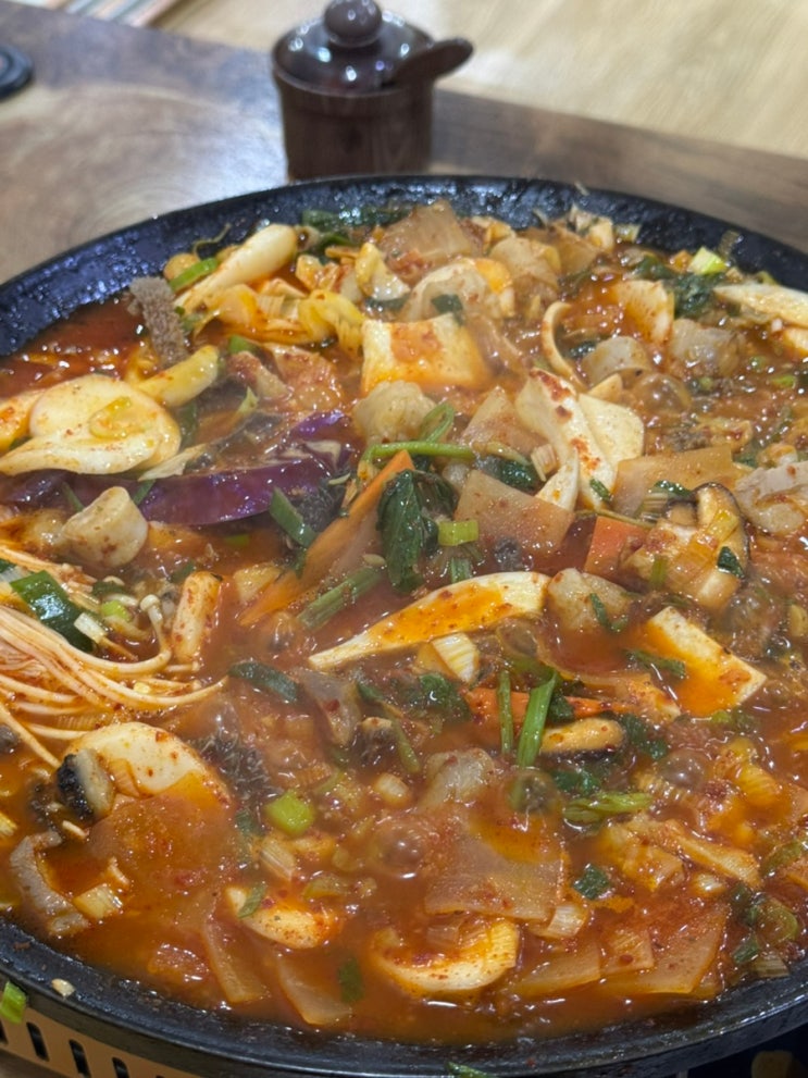  이천 장호원 현지인 맛집 추씨네털보곱창전골
