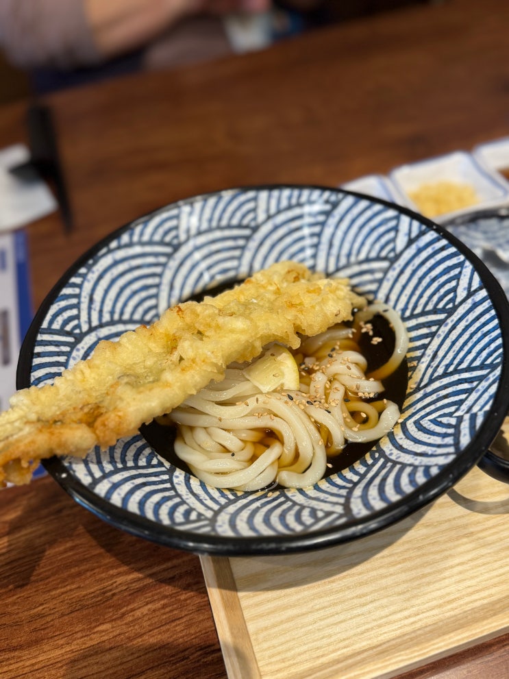  구디역 맛집 우동키노야 구로디지털단지점 30cm 장어 튀김의 위엄