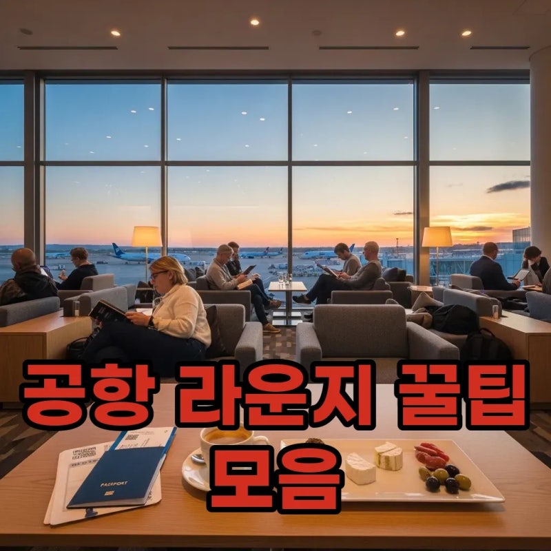 PP카드로 즐기는 스마트한 공항 라운지 이용 팁!