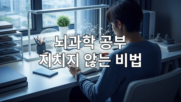  최신 뇌과학 기반, 지치지 않는 공부법 총정리